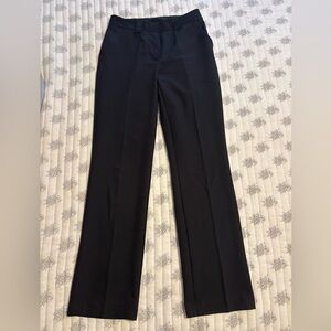 Worthington Straight Leg Black Trousers in size 2